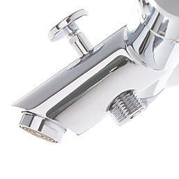 Highlife Bathrooms Stroma Exposed Thermostatic Bath Shower Mixer Fixed Chrome