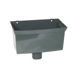 FloPlast  Gutter Hopper 65-68mm Anthracite Grey