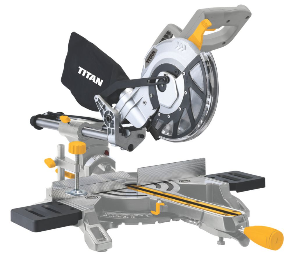 Einhell TE-MS 18/210 Li-Solo 210mm 18V Li-Ion Power X-Change Cordless  Single-Bevel Mitre Saw - Bare - Screwfix