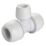 Hep2O  Plastic Push-Fit Reducing Keyless Tee 22mm x 22mm x 15mm
