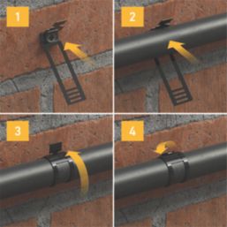 D-Line Wrap & Lock Design Fire Rated EV Fixing 16-21mm 20 Pack