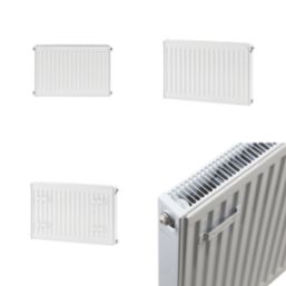 Flomasta 400mm x 600mm 1959BTU White Type 21 Convector Radiator