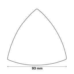 Erbauer   60 / 120 / 240 Grit  Paint Assorted Sandpaper Sheets 93mm x 93mm 10 Pieces