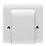 Crabtree Instinct 50A Unswitched Cooker Outlet Plate  White