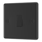 LAP  20A 16AX 1-Gang Intermediate Switch Matt Black with Black Inserts