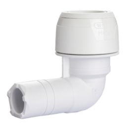 Hep2O  Plastic Push-Fit Equal 90° Keyless Stem Elbow 22mm