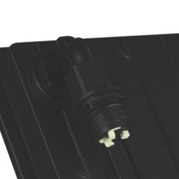 TCP  Indoor & Outdoor LED Floodlight With PIR Sensor Black 10W 1600lm