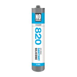 No Nonsense 820 Sanitary Silicone Clear 310ml