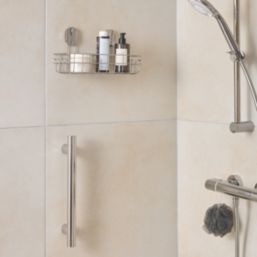 Swirl Adapt+ Straight Household Grab Rail Polished Chrome 300mm