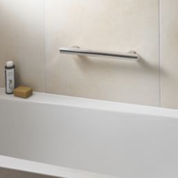 Swirl Adapt+ Straight Household Grab Rail Polished Chrome 300mm