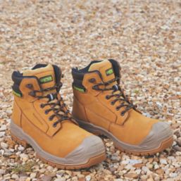 Apache Thompson Metal Free Safety Boots Wheat Size 7 Screwfix