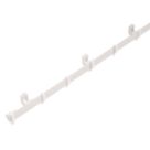 Rigid Curtain Track White 2m