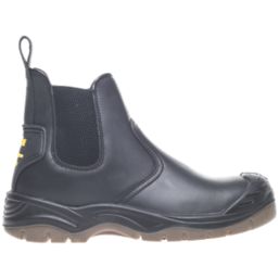 Apache AP714SM Size 11  Black Water-Resistant Steel Toe Cap Safety Dealer Boots