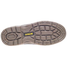 Apache AP714SM Size 11  Black Water-Resistant Steel Toe Cap Safety Dealer Boots