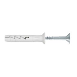 Rawlplug  Nylon Hammer-In Fixings 6ga x 40mm 100 Pack