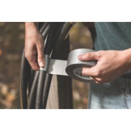 Duck Original Cloth Tape 50 Mesh Silver 25m x 50mm