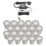 LAP Coldstrip 30mm Outdoor Round LED Recessed Deck Light Kit White 10W 20 x 19.5lm 20 Pack