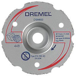 Dremel DSM600 Wood/Plastic Compact Saw Cutting Wheel 3" (77mm) x 11mm x 11.1mm