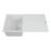 Carysil GD100-WH 1 Bowl Granite Composite Kitchen Sink White Reversible 860mm x 500mm