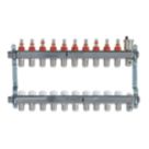 JG Speedfit 10 Port Manifold Set Chrome