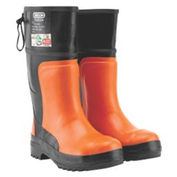 Oregon Yukon   Safety Chainsaw Wellies Orange/Black Size 9.5