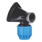 Flomasta  MDPE Wall Plate Elbow 20mm x 1/2"