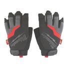 Milwaukee  Fingerless Work Gloves Black/Grey X Large