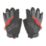 Milwaukee  Fingerless Work Gloves Black/Grey X Large