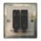 Varilight  10AX 2-Gang 2-Way Light Switch  Jet Black
