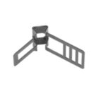 D-Line Safe-D Fire Rated Cable Clips 10-17mm² Black 20 Pack