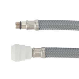 Flomasta Push-Fit Straight Flexible Hose M12mm x 15mm x 300mm