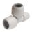 Hep2O  Plastic Push-Fit Reducing Tee 3/4" x 1/2" x 1/2"