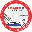 Lenox Metalmax Metal Diamond Cutting Disc 230mm x 22.2mm