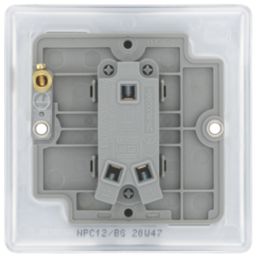 British General Nexus Metal 20A 16AX 1-Gang 2-Way Light Switch  Polished Chrome