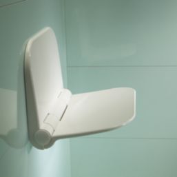 Wall Mounted Shower Seat White