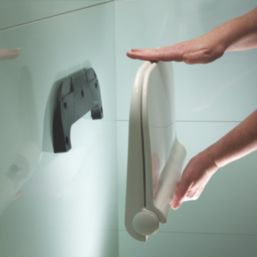 Wall Mounted Shower Seat White