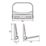 Wall Mounted Shower Seat White