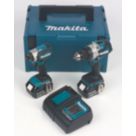 Makita DLX2507STJ 18V 2 x 5.0Ah Li-Ion LXT Brushless Cordless Twin Kit