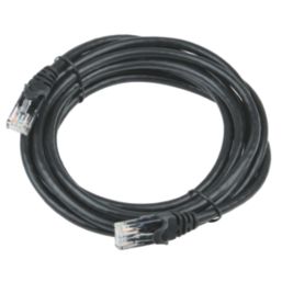 Philex Black Unshielded RJ45 Cat 6 Ethernet Cables 3m 10 Pack