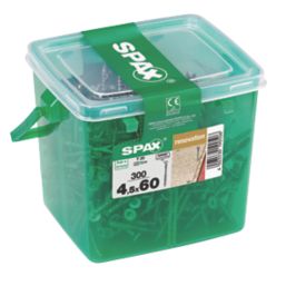 Spax  TX Countersunk Self Drilling Flooring Screws 4.5mm x 60mm 300 Pack