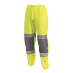 Scruffs  Hi-Vis Joggers Yellow / Navy Large 32" W 30" L