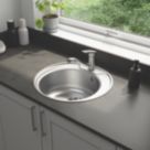 Quimby 1 Bowl  Satin Stainless Steel Sink 490mm x 490mm