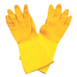 L-PRO Extra Life  Rubber Gloves Yellow Large 5 Pairs