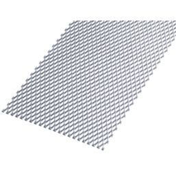Rothley Stretched Perforated Mesh Protective Door Plate Steel 250mm x 500mm x 1.6mm