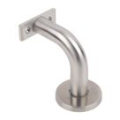 Essentials Handrail Bracket Satin Stainless Steel 76mm