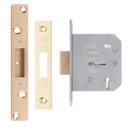 ERA  5 Lever Brass Mortice Deadlock 76mm Case - 56mm Backset