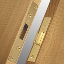 ERA  5 Lever Brass Mortice Deadlock 76mm Case - 56mm Backset