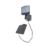 Lutec Sunshine Outdoor LED Solar-Powered Floodlight With PIR Sensor Dark Grey 500lm