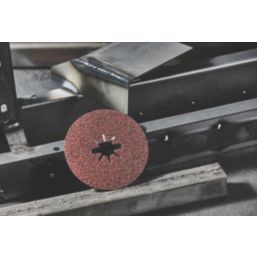 Bosch  R444 60 Grit Metal Fibre Discs 4 1/2" x 22.23mm