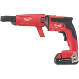 Milwaukee M18FSGC-202X FUEL 18V 2 x 2.0Ah Li-Ion RedLithium Brushless Cordless Drywall Screwdriver with Attachment
